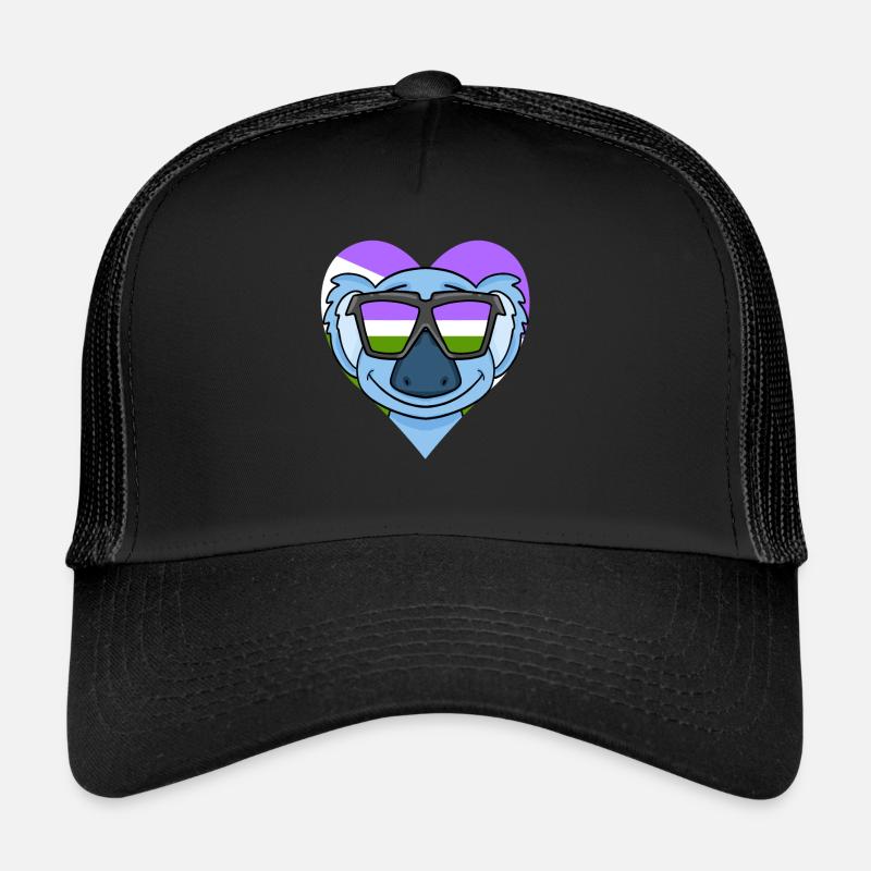 Genderqueer Koala Casquette trucker 