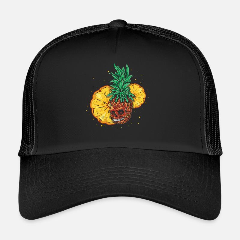 Sun Beach 2022 Ananas tropical d’été Casquette trucker 