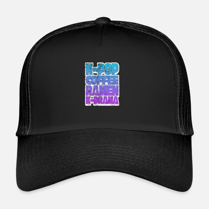 K-Pop Café Ramen Coréen Corée Kpop Cadeau Casquette trucker 