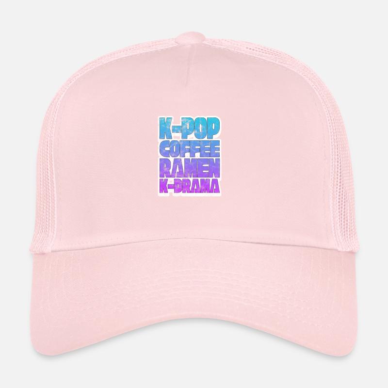 K-Pop Coffee Ramen Korean Korea Kpop Gift Trucker Cap