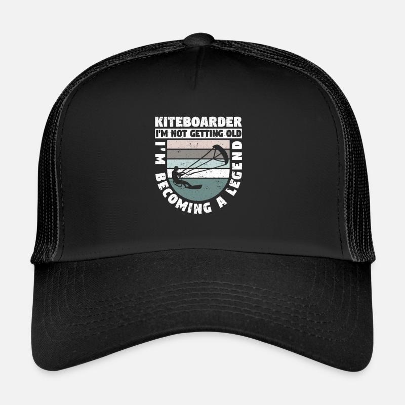 Kiteboarder Ich werde nicht alt, ich werde eine Trucker Cap