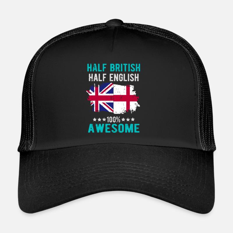 Moitié britannique moitié anglais Casquette trucker 
