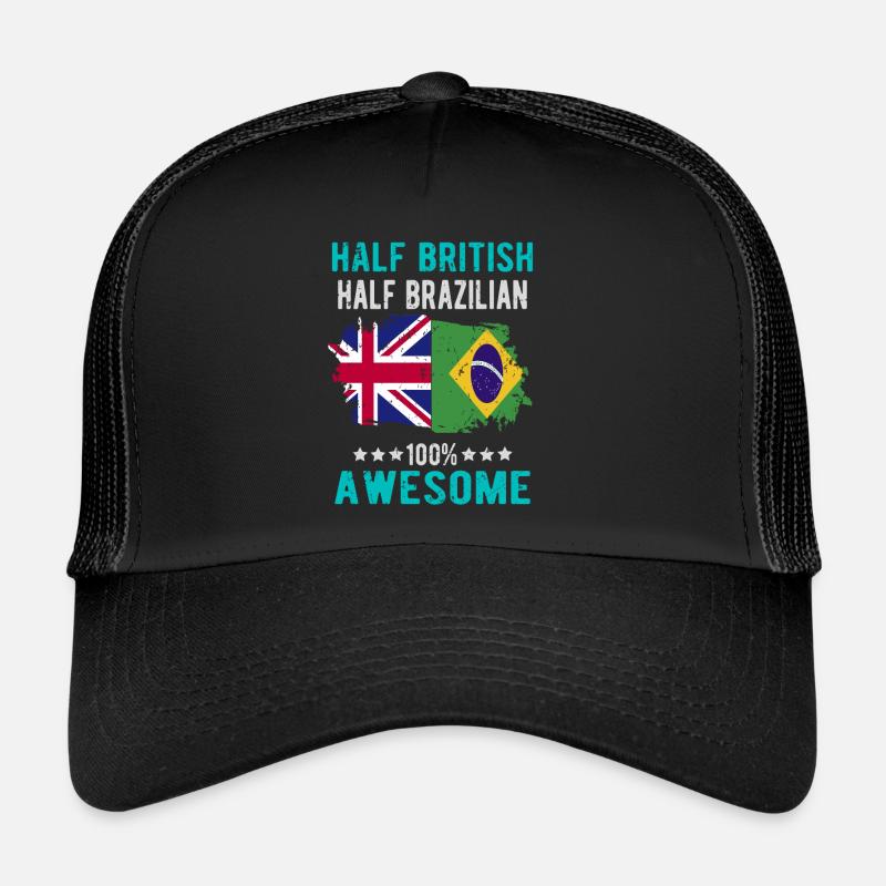 Half British Half Brazilian Trucker Cap