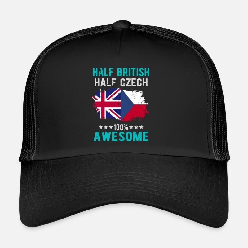Halb Brite Halb Tscheche Trucker Cap