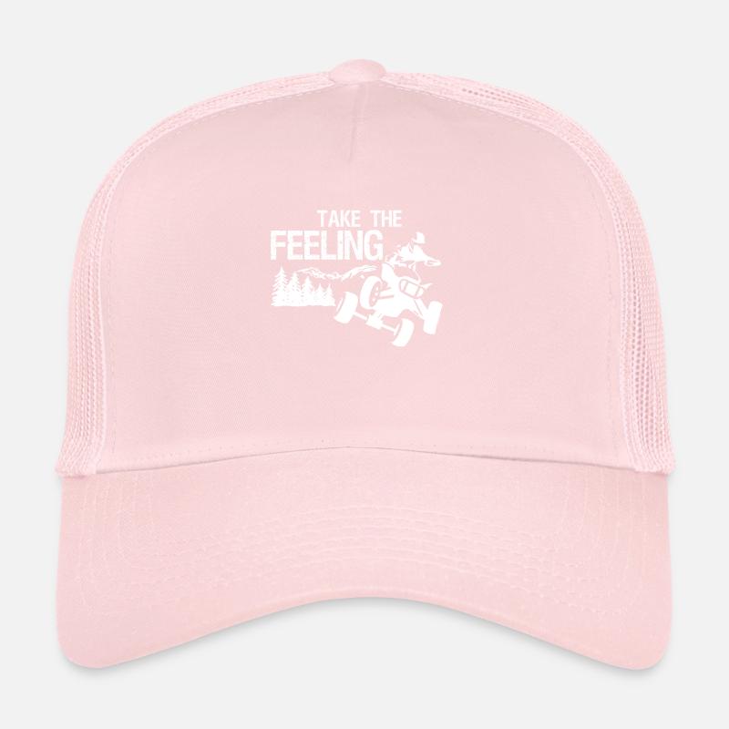 Prenez le feeling Quad Driver Shirt Cadeau Casquette trucker 