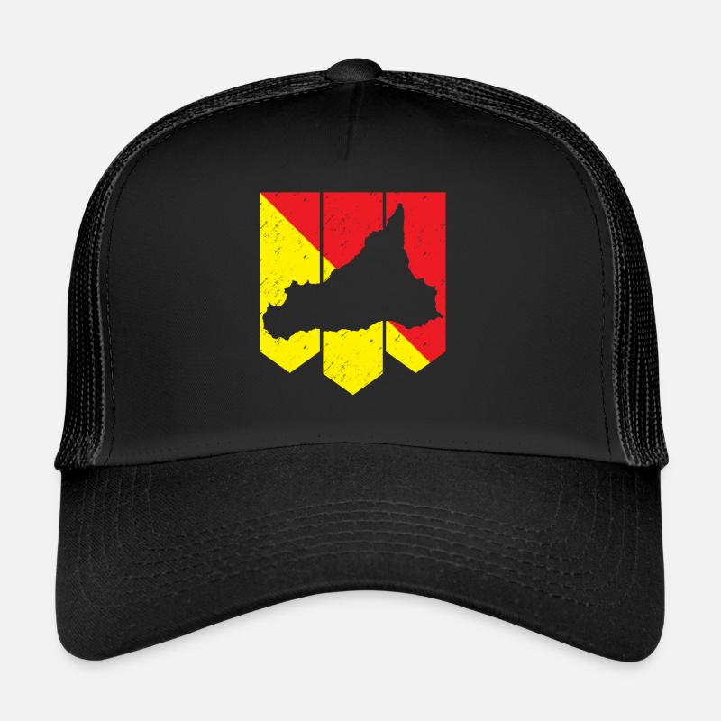 Drapeau de la Sicile Italie Sicile Casquette trucker 