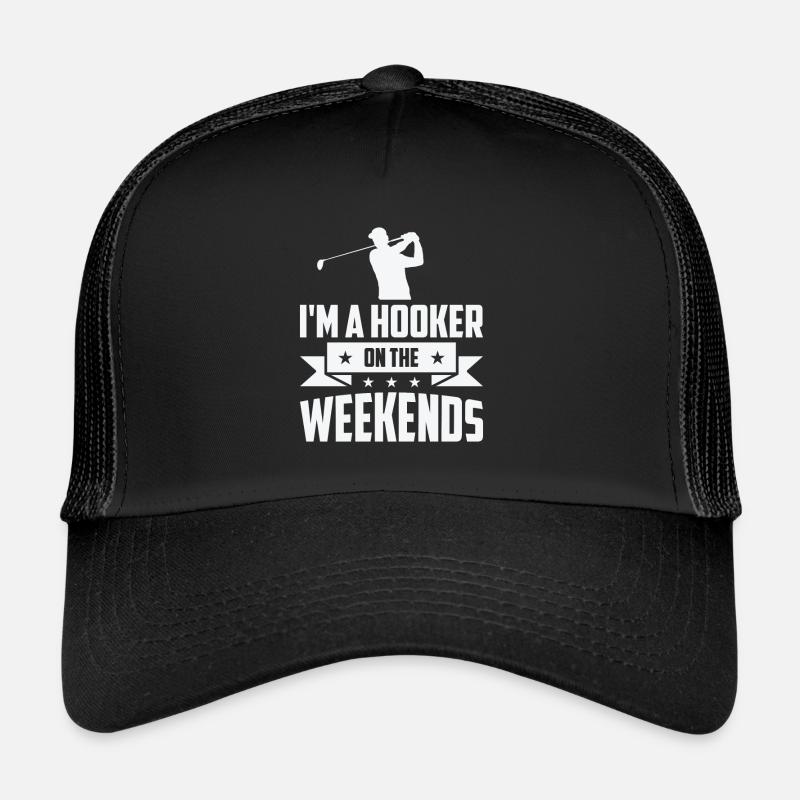 Golf Golfeur Balle de golf Golfeurs Clubs de golf Casquette trucker 