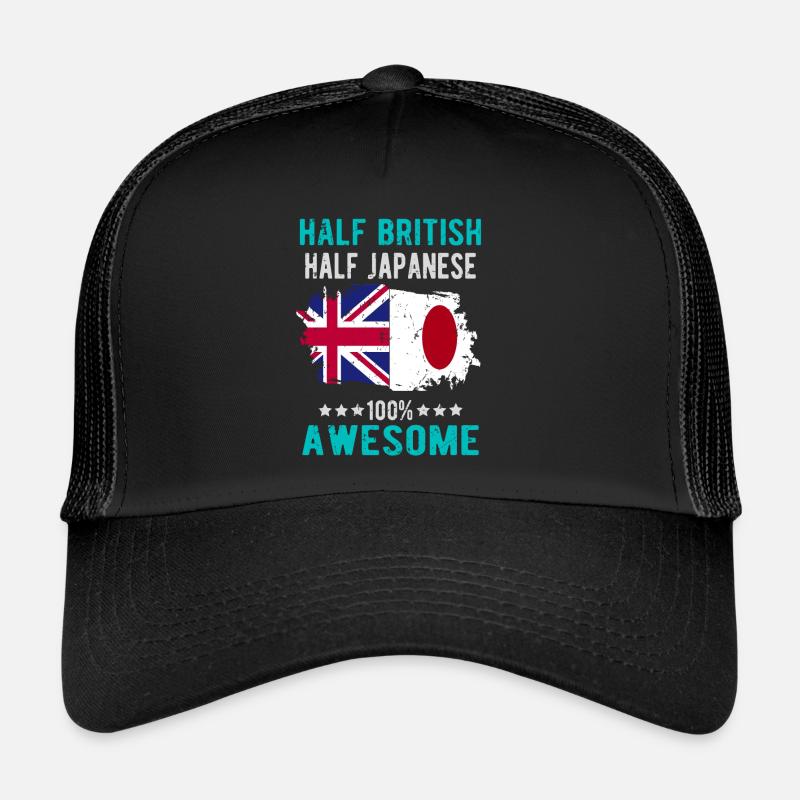 Moitié britannique moitié japonais Casquette trucker 