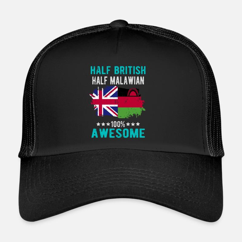 Moitié britannique moitié Malawi Casquette trucker 