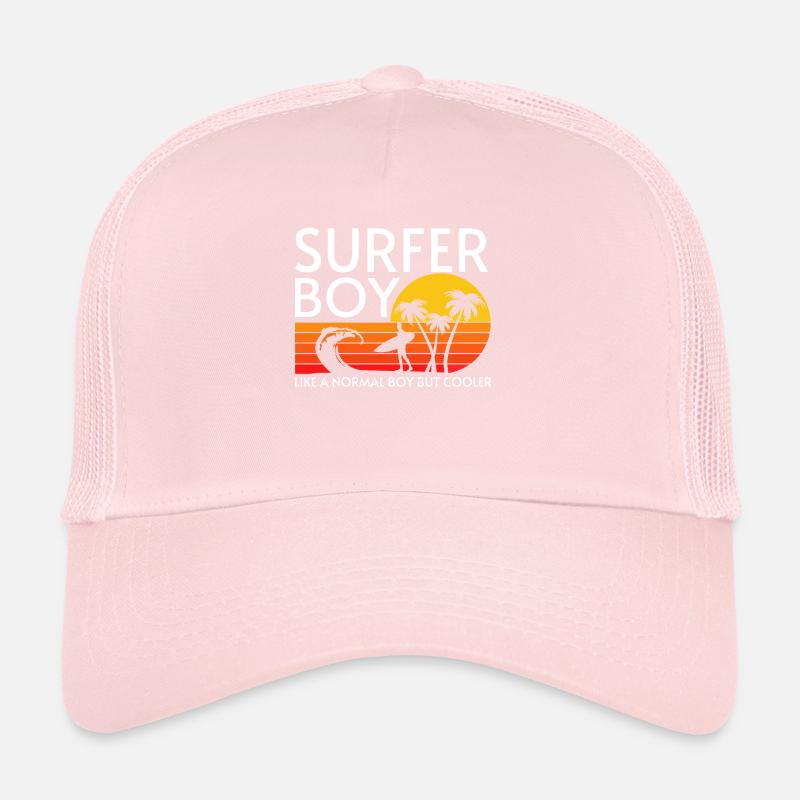 Surfeur garçon comme un garçon normal mais plus cool Casquette trucker 