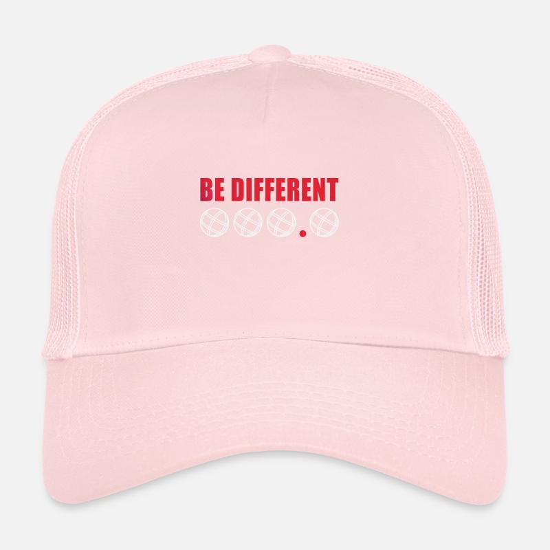 Boule Balls Be Different Funny Boccia Dictons Casquette trucker 