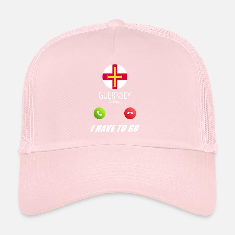 Guernesey appelle les drapeaux lusiger Casquette trucker 