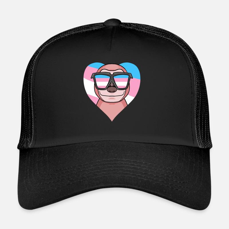 Transgender Transsexual Sloth Gift Trucker Cap