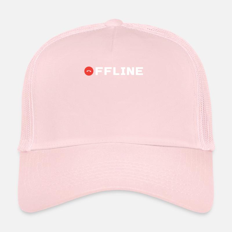 Offline No Reception Signal Internet Connection Trucker Cap