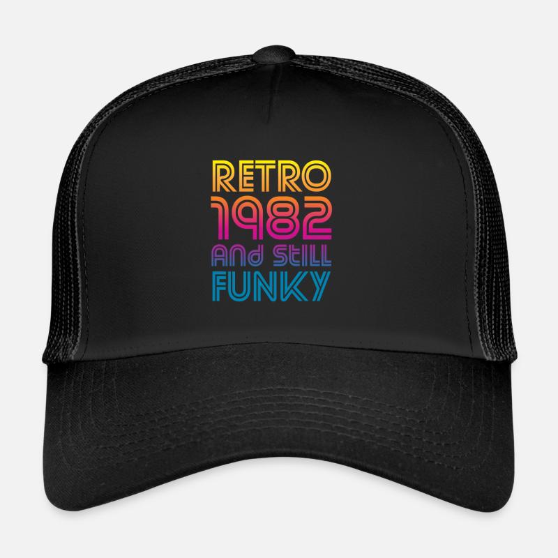 1982 Anniversaire rétro Casquette trucker 