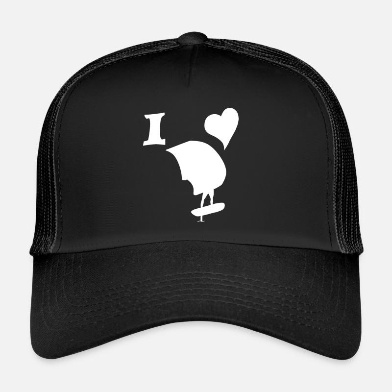 Real Wingfoil Love - Trucker Cap - black/black