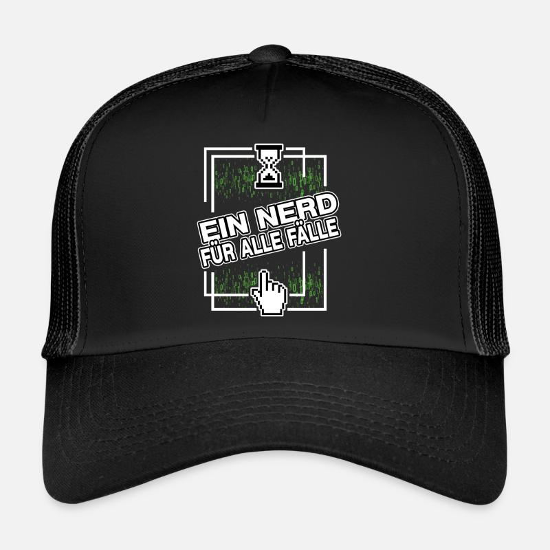 nerd administrator IT abteilung pixel coder Trucker Cap