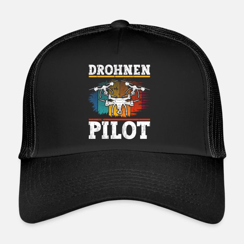 Drohnen Pilot Flugdrohne Quadrocopter Trucker Cap