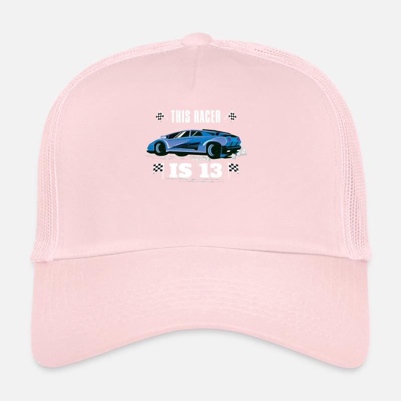 Naissance Né 13 ans Fast Driver Racer Car Casquette trucker 