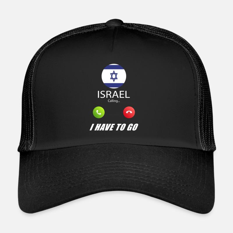 Isreal appelle les drapeaux lusiger en disant Casquette trucker 