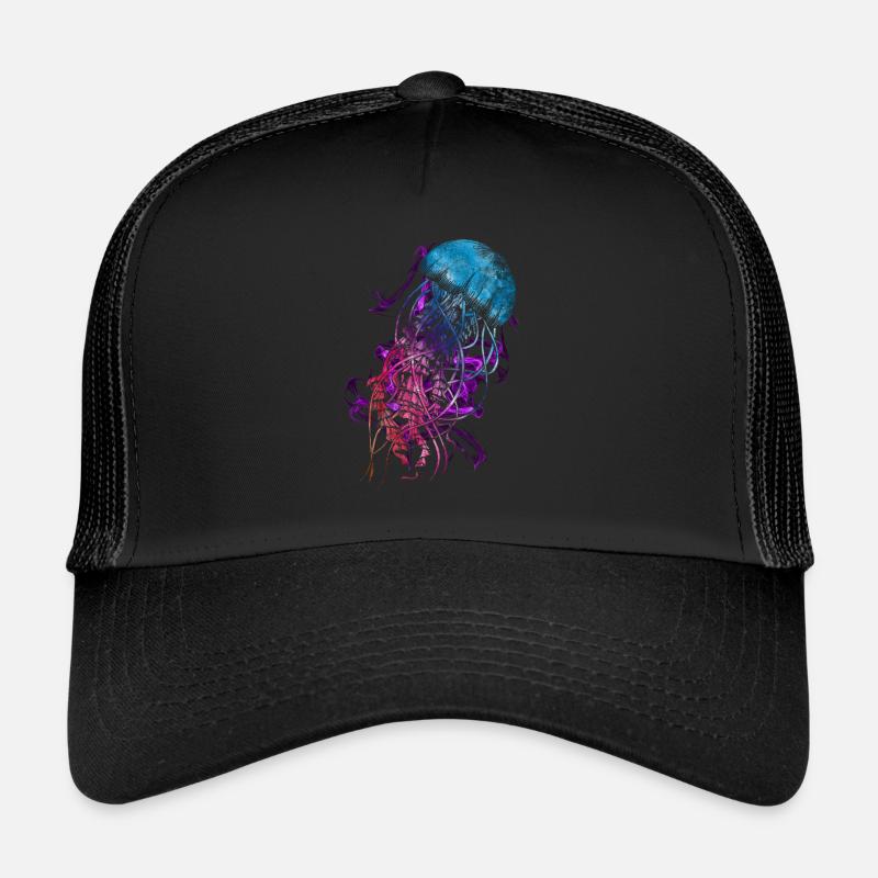 Bunte Qualle Trucker Cap