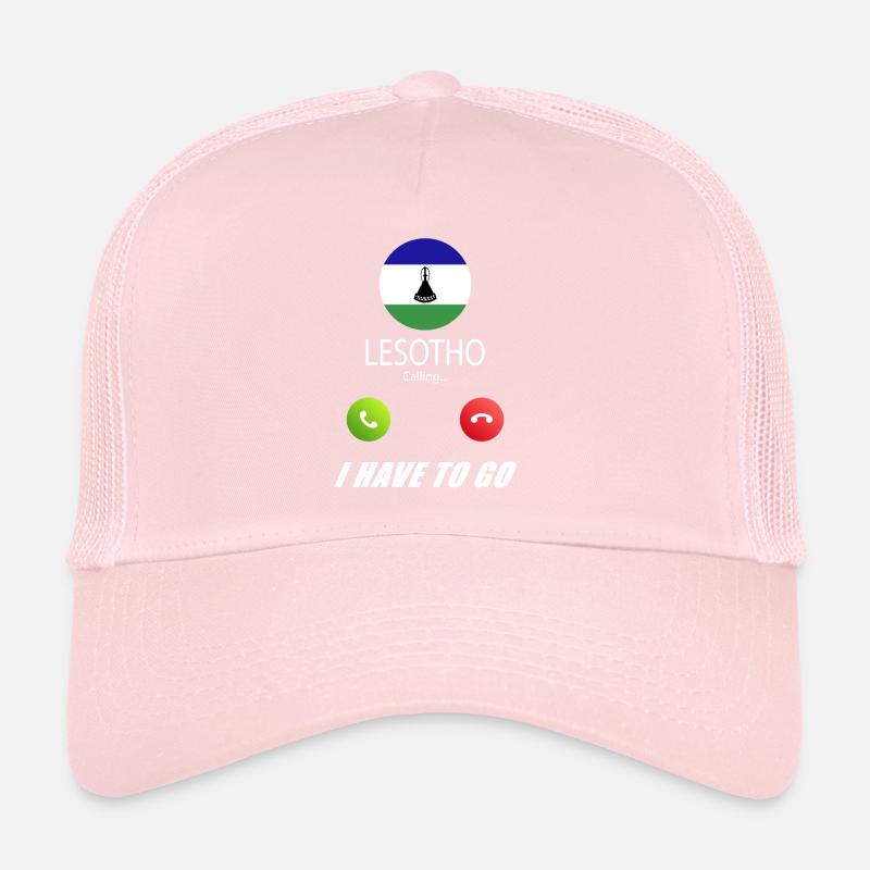 Lesotho calls lusiger flags saying Trucker Cap