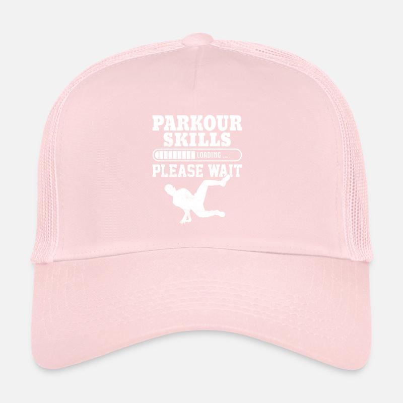 Parkour Skills Loading ... Please Wait Free Runnin Trucker Cap