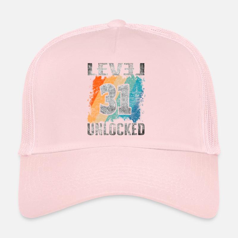 Niveau cadeau d’anniversaire débloqué 31 ans Casquette trucker 