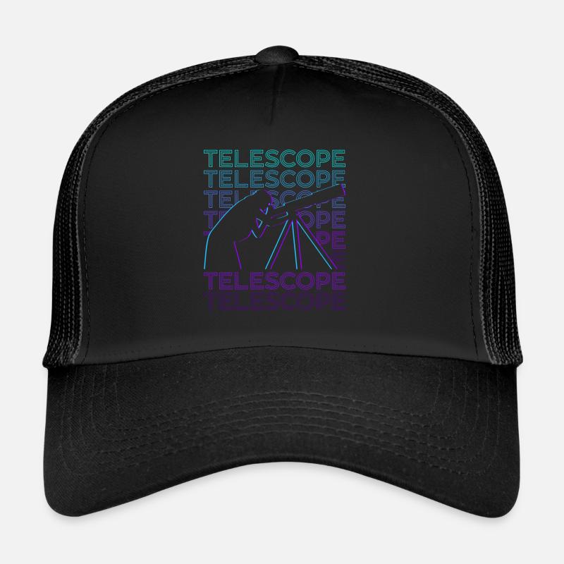 Astronome Astronome Télescope Rétro Casquette trucker 