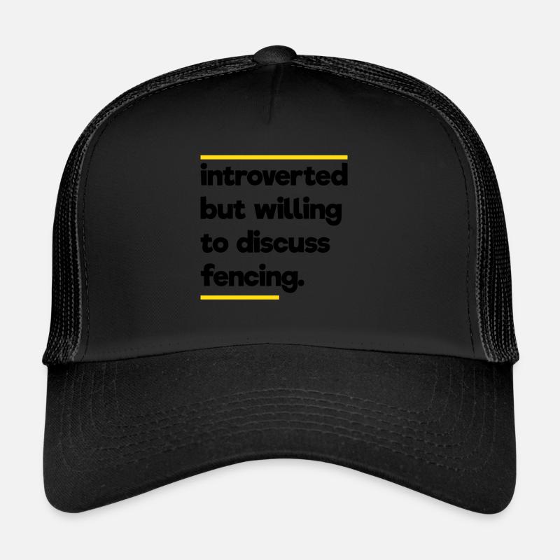 Fechten Geek Trucker Cap