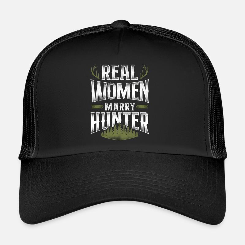 Mariage de chasseur de chasseurs de cerfs de Buck Casquette trucker 