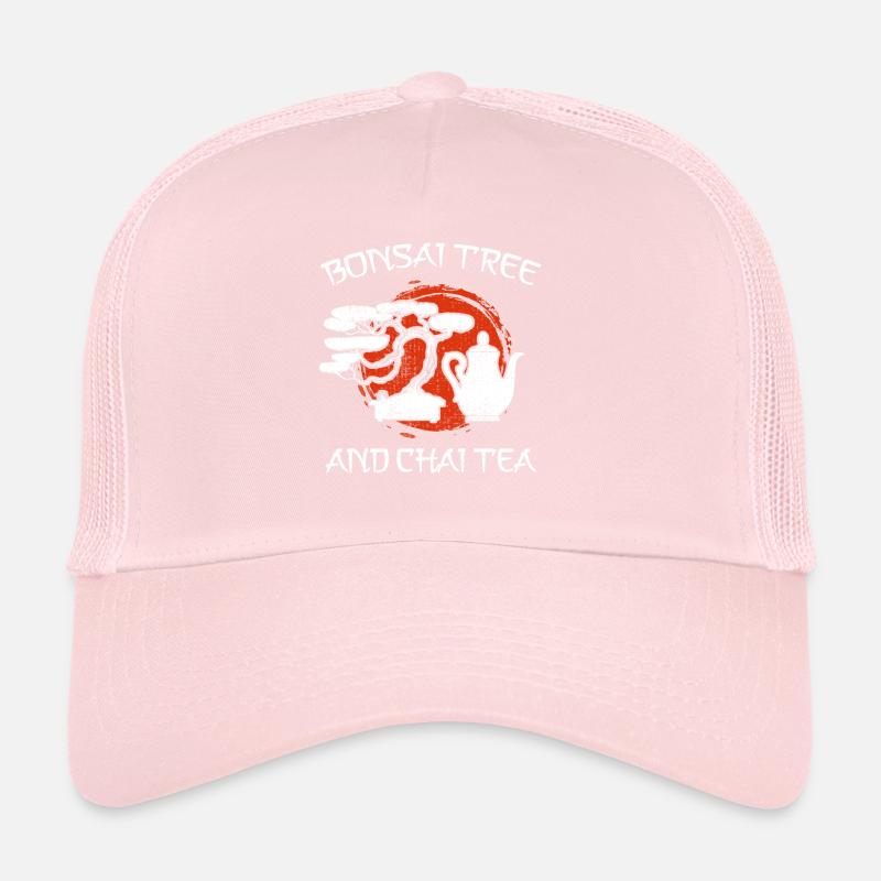 Chai Tea Retro Japanese Bonsai Tree Gift Idea Trucker Cap