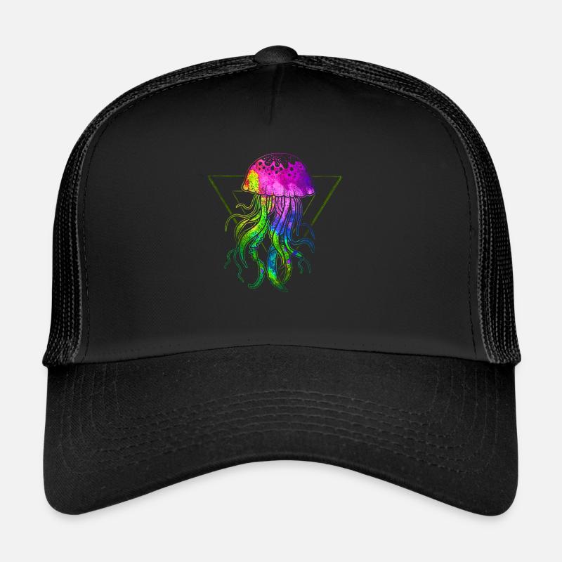 Bunte Qualle Trucker Cap