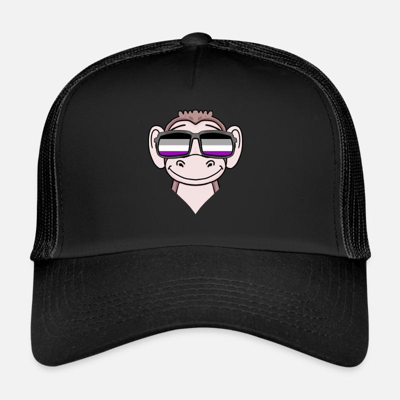 Asexual Lgbt Singe Asexualité Casquette trucker 