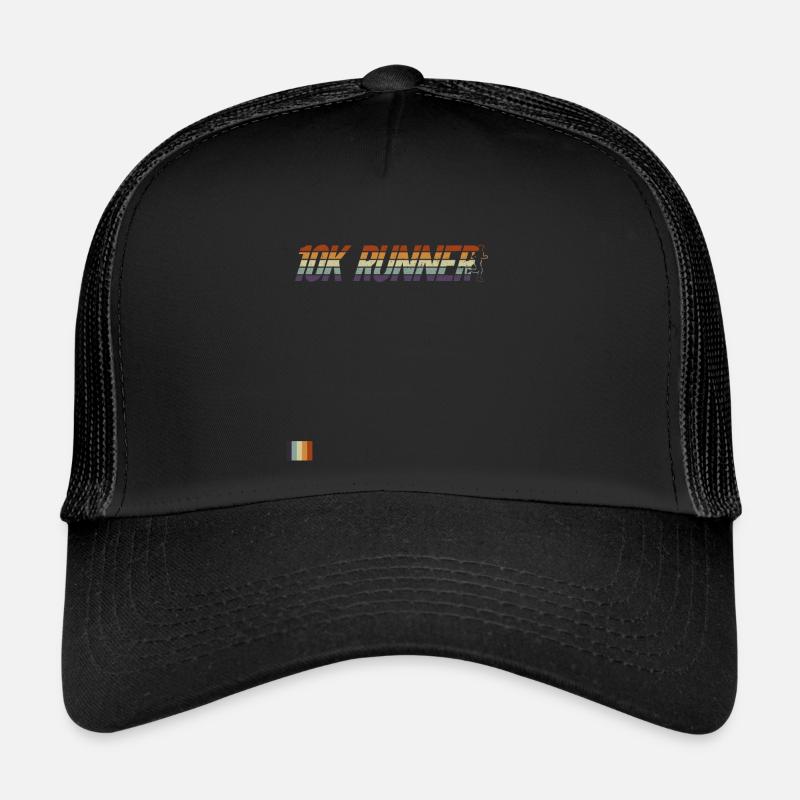 10K Runner - 10k Running Training Runner Jogging - Trucker Cap - black/black