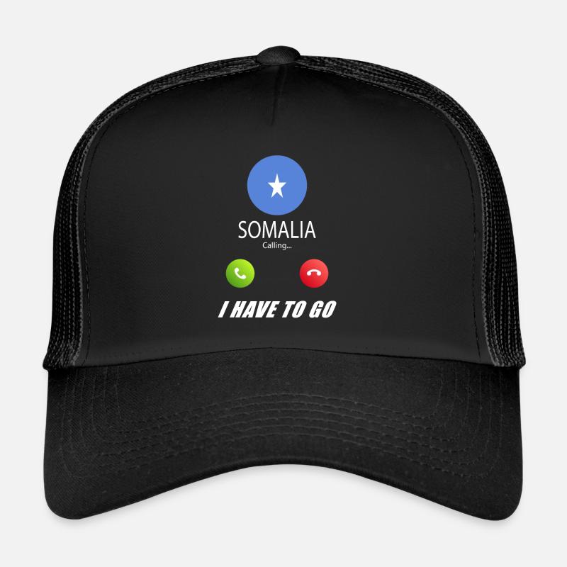 Somalia ruft an Lusiger Flaggen Spruch Trucker Cap