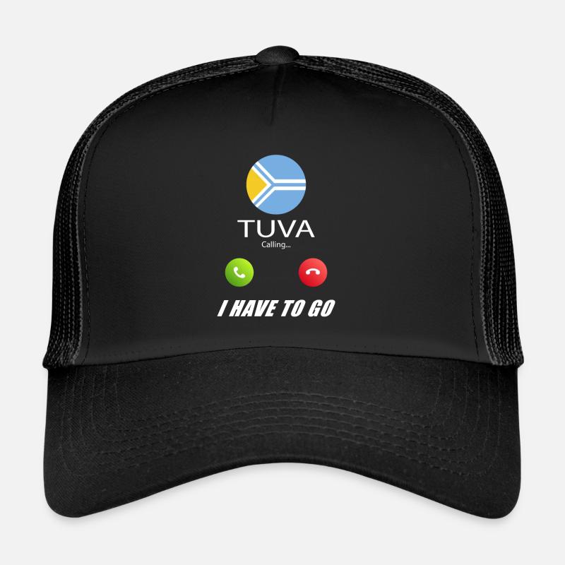 Tuva ruft an Lusiger Flaggen Spruch Trucker Cap