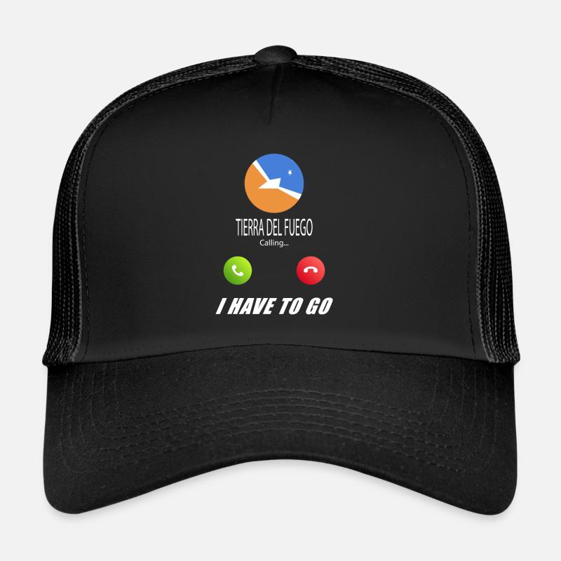La Terre de Feu appelle aux drapeaux Lusiger Casquette trucker 