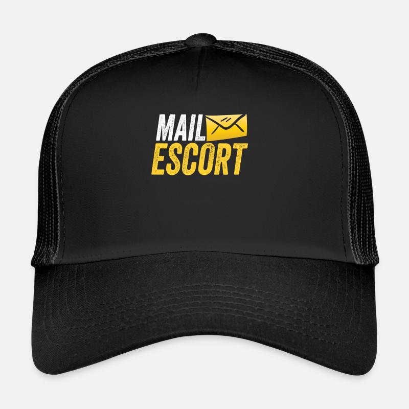 Briefträger Paketdienst Zusteller Postbote Trucker Cap