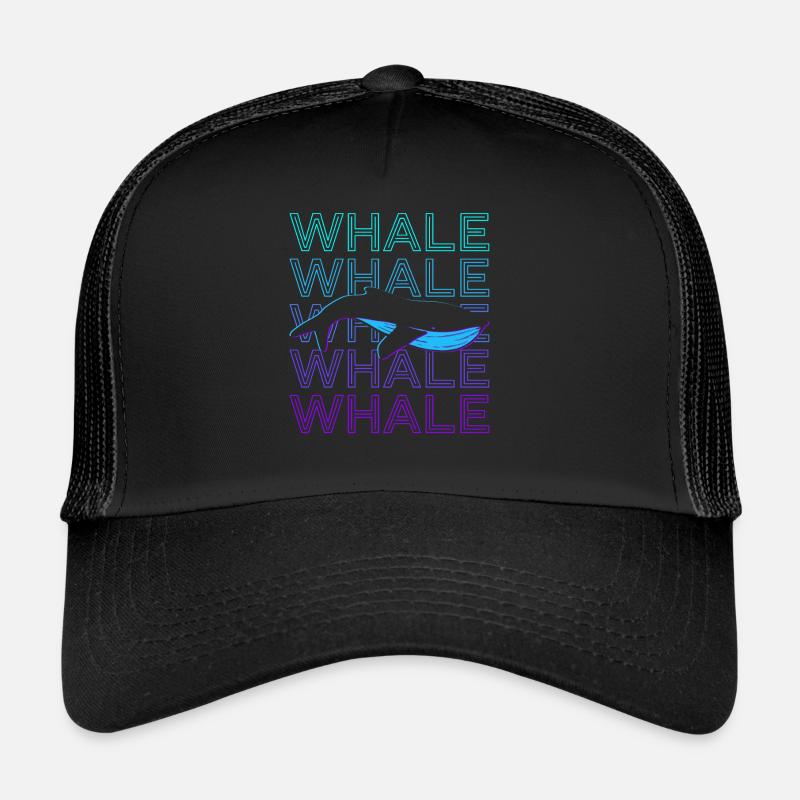 Retro-Wal - Trucker Cap - Schwarz/Schwarz