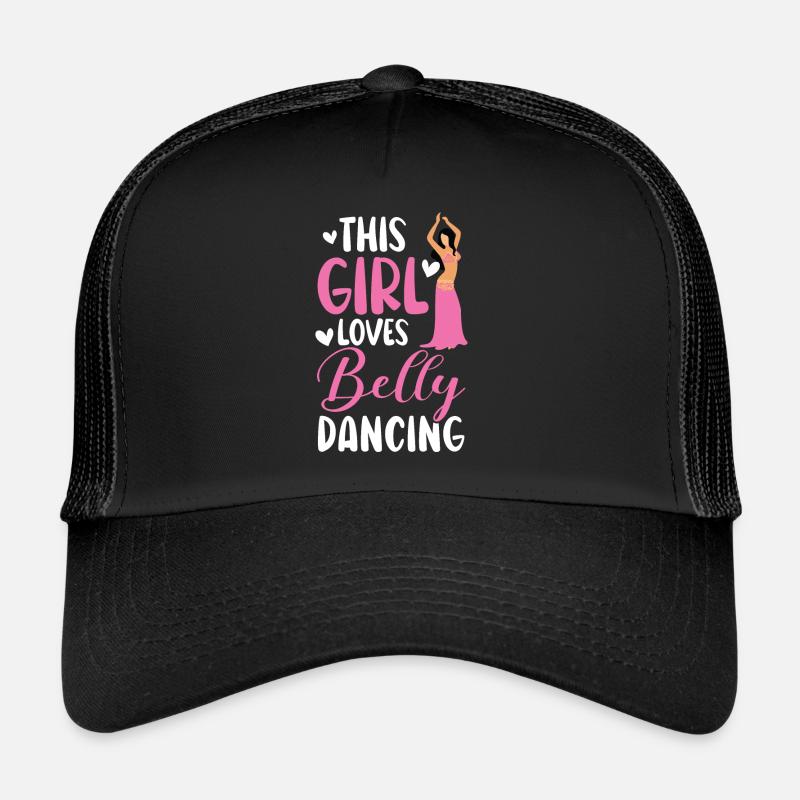 Cette fille aime la danse du ventre Shimmy Belly Dancer Casquette trucker 