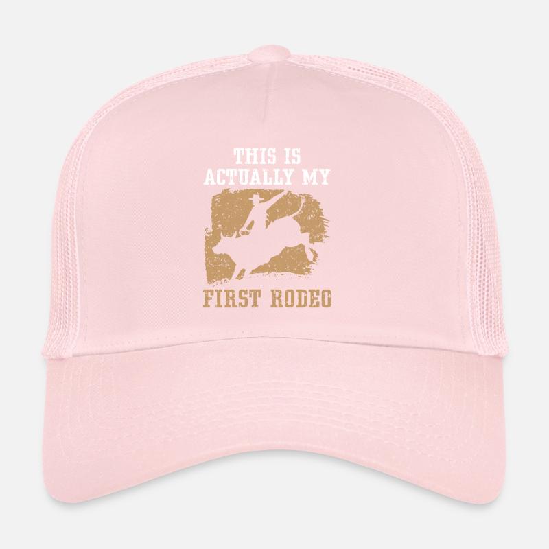 C’est en fait mon premier Rodeo Bull Riding Casquette trucker 