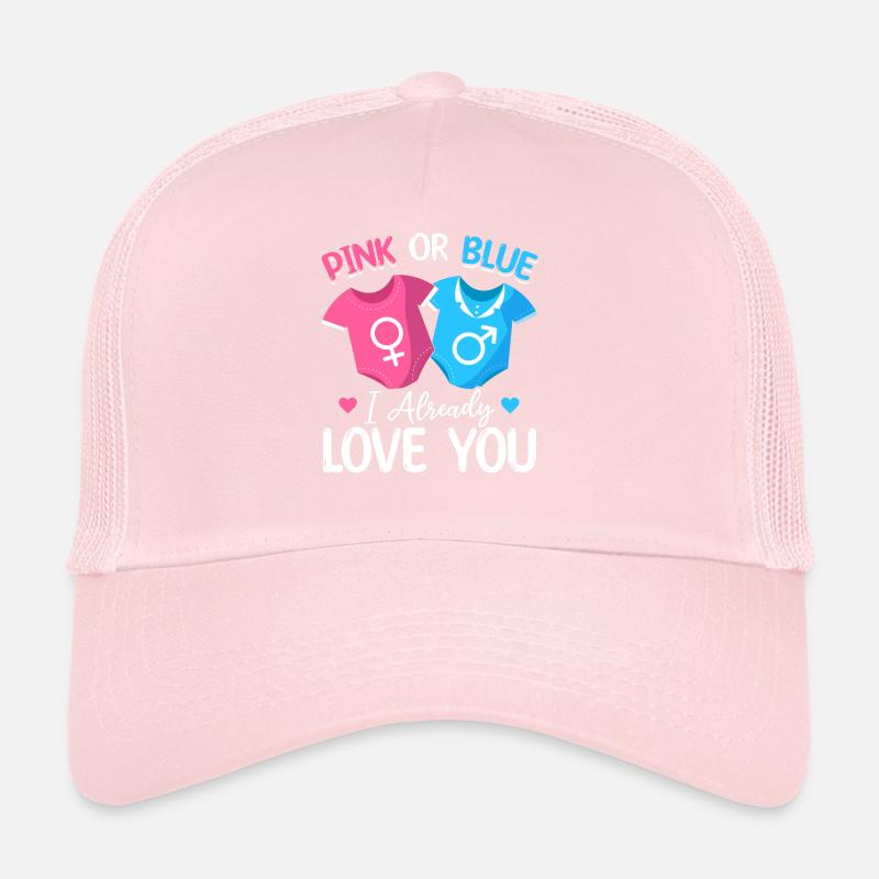 Rosa oder Blau Ich liebe dich schon - Baby Trucker Cap