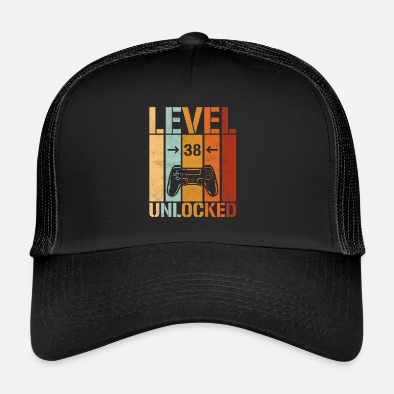 38e anniversaire Niveau 38 débloqué Casquette trucker 