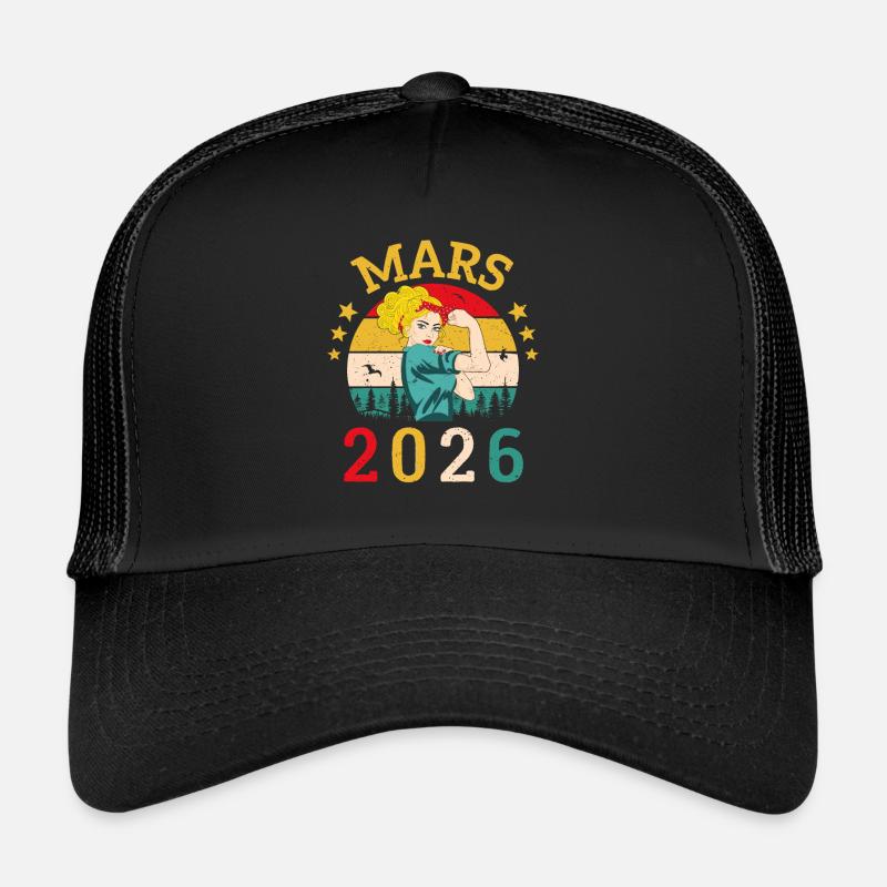 Mars 2026 Anniversaire Idée Cadeau Vintage 2026 Casquette trucker 