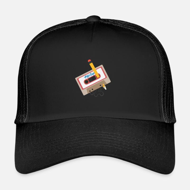 Cassette Mixtape 90s Oldschool Trucker Cap