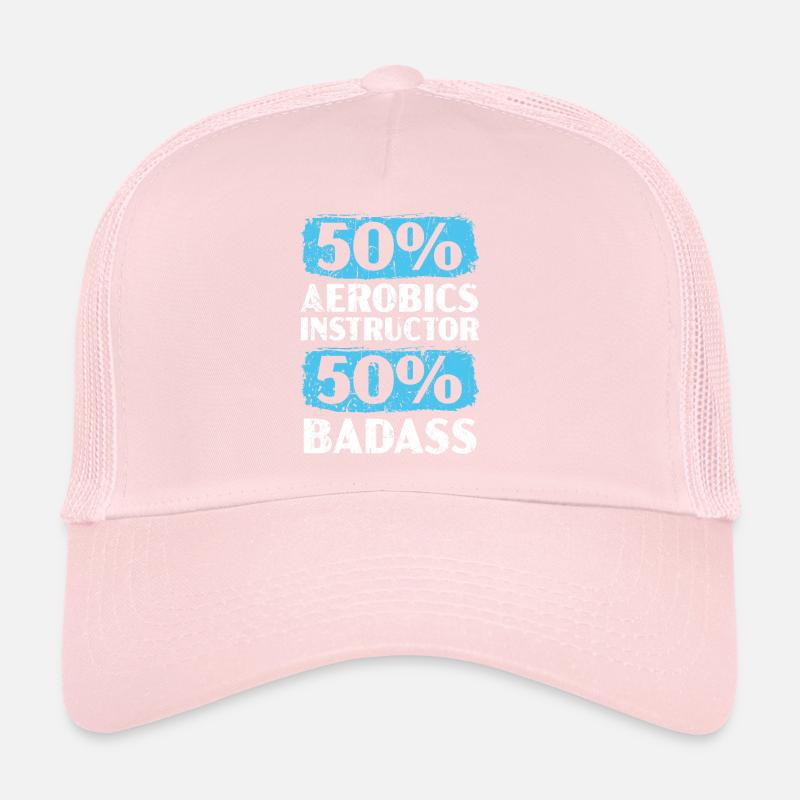 50% Instructeur d’aérobic 50% Exercice Badass Casquette trucker 