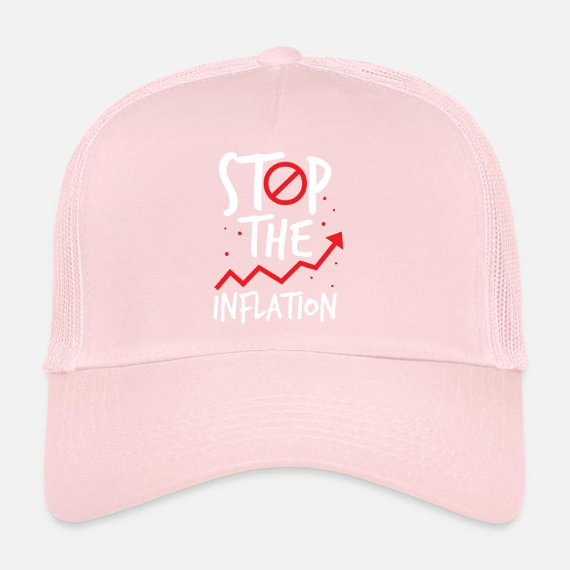 Arrêter la stagflation de l’inflation Impression monétaire Casquette trucker 