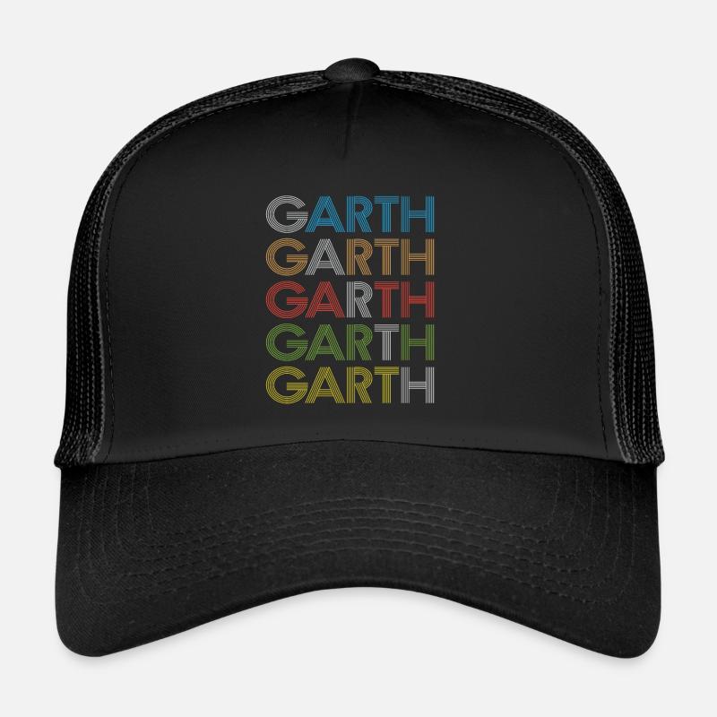 Garth - Trucker Cap - Schwarz/Schwarz