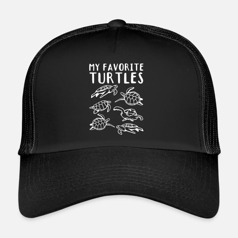 Tortues de mer Tortues d’eau Douceur Casquette trucker 